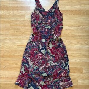 Vintage Paisley Midi Dress - MADE IN HAWAII, CINNAMON GIRL